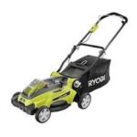 Ryobi 16″ 40-Volt Lithium-Ion Cordless Battery Walk Behind Push Lawn Mower Without Battery and Charger RY40104A