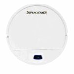Weite Ultra-Thin Smart Robot Vacuum Cleaner, Auto Robotic Vacuums Machine with Super Strong Suction, Low Noise Sweeper for Daily Home Cleaning (White)