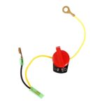 QAZAKY 3PCS On/Off Engine Stop Kill Switch Control Compatible with GX110 GX120 GX160 GX200 GX240 GX270 GX340 GX390 Go Kart Mini Bike Lawn Mower Welder Log Splitter Pump Snow Throwers Garden Tractor