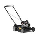 Yard Machines 140cc OHV 21-Inch 2-in-1 Push Walk-Behind Gas Powered Lawn Mower – Perfect for Small to Medium Sized Yards – Side Discharge and Mulching Capabilities, Black