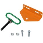 Heavy Duty Universal Zero Turn Mower Trailer Hitch with Bolts and Strong Magnet Trailer Gate Pin -1/2” Trailer Hitch Mount