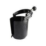 Ram Mount Self-Leveling Cup Holder with 1-Inch Ball and Cozy, Black