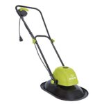 Sun Joe MJ-HVR12E 10-Amp 11-Inch Electric Hover Mower, 3 Rotating Cutting Blades Provide a Crisp, Wide, Wheel-Free Cutting Path, Green