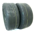 Two 11×6.00-5 Smooth Slick Lawn Mower Tires Fits Zero Turn and Go Karts