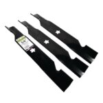 MaxPower 561747B 3 Blade Set for Many 54 in. Cut Craftsman, Husqvarna, Poulan Mowers Replaces OEM #’s 187256 and 532187256
