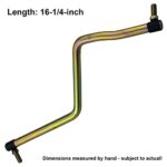 AMTHKNO 532175121 Mower Steering Drag Link, Compatible with Craftsman Poulan AYP Husqvarna Lawn Mower for Weed Eater Roper Lawn Mowers and Lawn Tractors – Replaces 175121 Model