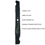 Parts Camp Mulching Lawn Mower Blade 942-0741a 21 inch Mulching Blade for MTD/Cub Cadet/Troy-Bilt 742-04100, 742-0741, 742-0741A, 942-0741, 942-0741A 21″ Cut Mower Blade 2 Pack