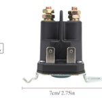 JOHAHTANG Starter Solenoid for 435-325 Compatible with Husqvarna 582042801 582042802 532192507 192507 AYP for Trombetta 862-1241-211-12 Ariens 21546294 Craftsman Poulan LT2000 YS4500 20 HP (2 PCS)
