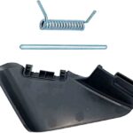 THREMA 731-07131 Side Discharge Chute with 987-02516A Hinged Mulch Plug Compatible with MTD Lawn Mower 987-02516A 98702516A 98702516 731-7131 731-07131 with Pin and Spring