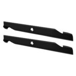 VIRTIONZ 532138971 Mower Blades for Craftsman/Hus qvarna/Poulan 42″ Lawn Tractor, 138498 High Lift Blades for Craftsman LT1000 DYT4000, Hus qvarna YTH18542, Replace 127843 531307224 (Pack of 2)