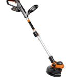 WORX WG163 GT 3.0 20V Cordless Grass Trimmer/Edger with Command Feed, 12″, 2 20 V Batteries and Charger Included