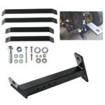 New Lawn Tractor Trailer Hitch Fits Lawn Mower, Garden Tractor Trailer Hitch, Iron Construction,Compatible with Trailer-Hitch Balls with 3/4″ Shank Or Smaller,with Installation Instructions
