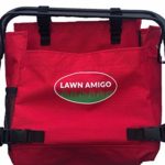 Lawn Amigo. Push Mower Organizer. Bag Clips to Walk-Behind Lawn Mower and Stores Tools Water Bottle Phone Knife Tool Bags and iPhone (Black, Green, Red). Made in USA. Yard Gifts for Men. (Red)