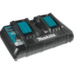 Makita XML06PT1 (36V) LXT Lithium?Ion Brushless Cordless 18V X2 18″ Self Propelled Lawn Mower Kit with 4 Batteries, Teal