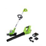 Greenworks 24V Cordless String Trimmer & Blower Combo Pack STBA24B210