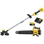 Dewalt DCKO215M1 20V MAX XR Brushless Lithium-Ion Cordless String Trimmer/Blower Combo Kit (4 Ah)