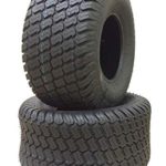 Antego Set of Two 20×10.00-10 4 Ply Turf Tires for Lawn & Garden Mower 20×10-10