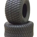 Antego Set of Two 20×10.00-10 4 Ply Turf Tires for Lawn & Garden Mower 20×10-10