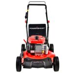PowerSmart Gas Powered Push Lawn Mower 21 Inch 209 CC Engine, 3 in 1 Bag, Side Discharge, and Mulching Capabilities, DB2321PH Red