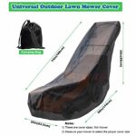 Lawn Mower Cover Waterproof Outdoor for Heavy Duty Push Mower Cover ?600D Waterproof Cover, UV Protection Universal Fit with Drawstring & Cover Storage Bag for Craftsman Husqvarna Toro