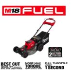 M18 Fuel Brushless Cordless 21 in. Walk Behind Dual Battery Self-Propelled Mower w/(2) 12.0Ah Battery and Rapid Charger