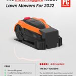 Robot Lawn Mower for Large Yard, Mows Up to 1/2 Acre / 22,000 Sq. Ft, Triblade Brushless Motor, Multiple Mowing Patterns, Self-Charging, IPX Waterproof, Wi-Fi App Control [2022]
