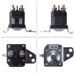 Gashwer 12V Starter Solenoid Relay Riding Lawn Mower Compatible with Cub Cadet XT1 XT2 Enduro RZT LT1 ZT1 ZT2 MTD Troy-Bilt Craftsman Yard Man Machines Zero Turn 725-06153A 725-06153