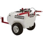 NorthStar Tow-Behind Trailer Boom Broadcast and Spot Sprayer – 21-Gallon Capacity, 2.2 GPM, 12 Volt DC