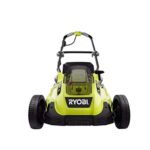 RYOBI 16 in. One+ 18-Volt Lithium-Ion Hybrid Walk Behind Push Lawn Mower Kit – with Batteries & Charger – P1121
