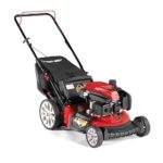 Troy Bilt TB130 21 Inch 159cc Gas Mulching Push Walk Behind Lawn Mower, Red