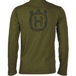 Husqvarna Long Sleeve Unisex T-Shirt, Green, X-Large