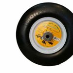 New 11×4.00-5 Flat Free Smooth Tire w/Steel Wheel for Zero Turn Lawn Mower Garden Tractor -hub Length 3″-5″ -Bore ID 3/4″ 114005 (2)