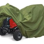RORAIMA Lawn Mower Tractor Cover with Elastic Hems to Fit a Deck up to 54″ Green Color Product Size 72″ L x 44″ W x 46″ H (Green Color)