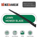 KEDAKEJI Mower Blade Compatible with/Replacement for 22″ Cut Toro Recycler OEM no. 108-9764-03,131-4547-03,Black(2PCS)