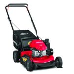 CRAFTSMAN 11A-U2V2791 3-in-1 149cc Engine Gas Powered Push Lawn Mower with Vertical Storage – Contractable Mower for Ease of Storage, Liberty Red,Red and Black