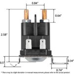 Starter Solenoid Fit for Craftsman Lawn Tractor – Solenoid Fit for AYP Husqvarna Poulan Craftsman LT2000 YS4500 917288701 Mower, Solenoid 12V Replaces 192507 146154 178861 532192507