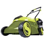 Sun Joe BDL-A0065 14-Inch 28-Volt Cordless Push Lawn Mower, w/Rear Discharge Chute, 10.6-Gallon Collection Bag, 3-Position Height Adjustment, Pro Version, Promo Kit