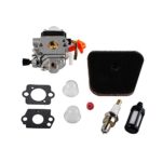 Podoy FS90R Carburetor for Stihl Carb Kit FS87 FS90 FS100 FS110 HT100 HT101 HL100 HL90 with Air Filter Fuel Filter Spark Plug Lawn Mower String Trimmer Accessories 4180 120 0611 Replacement Parts