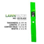 8TEN LawnRAZOR Blade for John Deere 42-Inch Deck Z335E Z335M Z345M Z345R X380 X350 X370 X354 M170642 (Mulching) 2 Pack