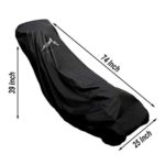 Himal Lawn Mower Cover – Heavy Duty 600D Polyester Oxford Waterproof, UV Protection Universal Fit with Drawstring & Cover Storage Bag