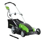 Greenworks 21-Inch 13 Amp Corded Electric Lawn Mower with Extra Blade 25112