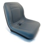 A&I Products New Grey HIGH Back SEAT for Hustler ZTR Zero Turn Lawn Mower Garden Tractor by The ROP Shop