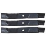 Ariens 3PK Genuine OEM Gravely 52″ Pro-Turn 152, 2731 Mower Blades 00273100, 04916400, 00450300 Zoom 1640 1840 1844 ZT 2044