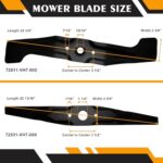 ZONEWO 72531-VH7-000 & 72511-VH7-000 Mulching Blades Kit Compatible with 21″ Deck Hon-da HRX217 HRX217K1 HRX217K2 HRX217K3 HRX217K4 Lawn Mowers?2 Pack