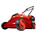 Sun Joe MJ401C-XR-RED 14 inch 28V 5Ah Cordless Lawn Mower, Red