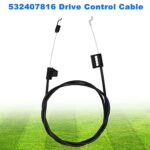 AILEETE 532407816 Drive Control Cable for Craftsman Husqvarna Poulan Weed Eater Self-Propelled Lawn Mower Drive Control Cable 407816