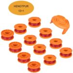 HENGTPUR Spool Line, Edger Trimmer Spool Compatible with Worx String Trimmer,String Trimmer Refills 120ft 0.065” (12 line + 1 Cap)