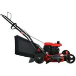209CC Engine 21″ 3-in-1 Gas Walk-Behind Mower with 8″ Rear Wheels, Rear Bags, Side Discharge and Mulch