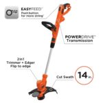 BLACK+DECKER String Trimmer, Electric, 14-Inch (BESTE620FF)