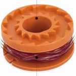 13 Pack WA0010 Replacement Trimmer Line Spool for Worx, 120ft .065 inch, Compatible with Worx String Trimmers (12-Line spools+1 Cap)
